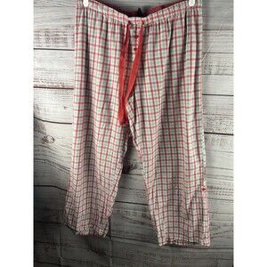 Faded Glory Womens Sleepwear Pants XL 16/18 Multicolor Plaid Bottoms Drawstring